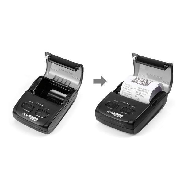 Портативный принтер чеков POS Vector на 58мм с блютузом для РРО фискализации Checkbox, COTA с (USB+Bluetooth) PS-H200 фото