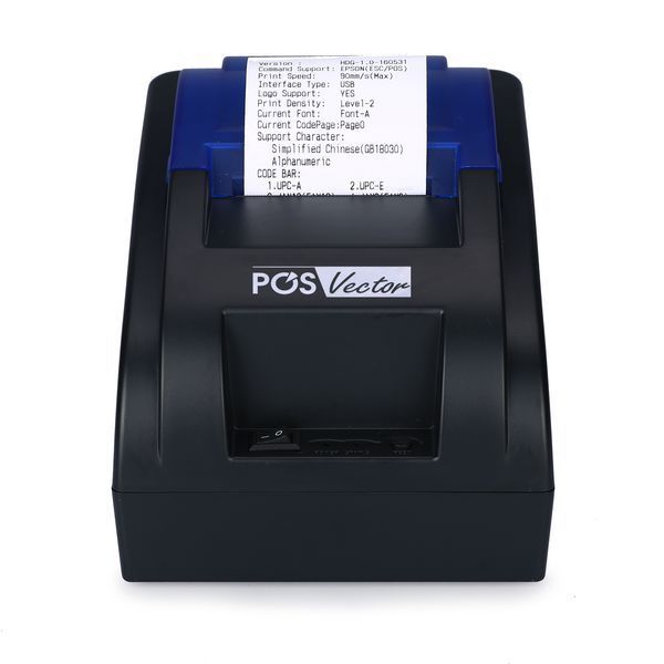 Чековой принтер POS Vector PS-H58W чекопечать на 58 мм для беспроводной печати (USB, Wi-Fi) PS-H58W фото