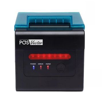 Кухонный принтер чеков POS Vector на 80/58 мм для беспроводной печати (USB, LAN, Wi-Fi) PS-H801UCLW фото
